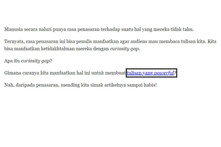 Anchor Text – Sederhana, Tapi Punya Peran Besar dalam SEO