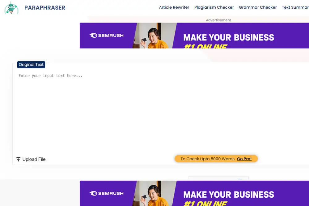 Aplikasi Cek Plagiarisme Paraphraser.io